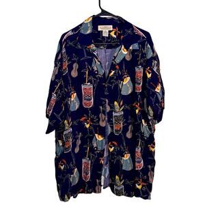 VNTG NATURAL ISSUE Hawaiian button up shirt XL